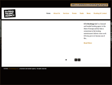 Tablet Screenshot of gtabookings.com